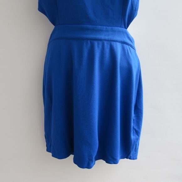 NBD Revolve Womens Small Choker Halter Cutout Racer Cobalt Blue Nite Out Dress - Picture 3 of 16